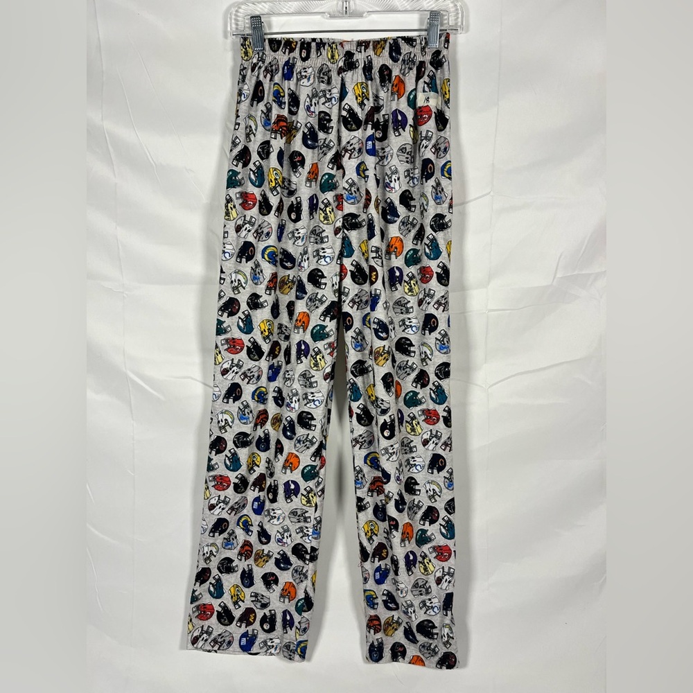 NFL Team Apparel Youth Pajama Pants Helmet Print XL 18/20
